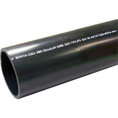 Charlotte Pipe 2 In. x 5 Ft. ABS DWV Pipe