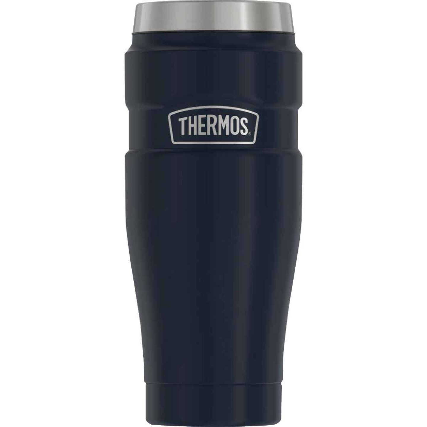 Thermos 16 Oz. Matte Blue Stainless Steel Insulated Travel Tumbler